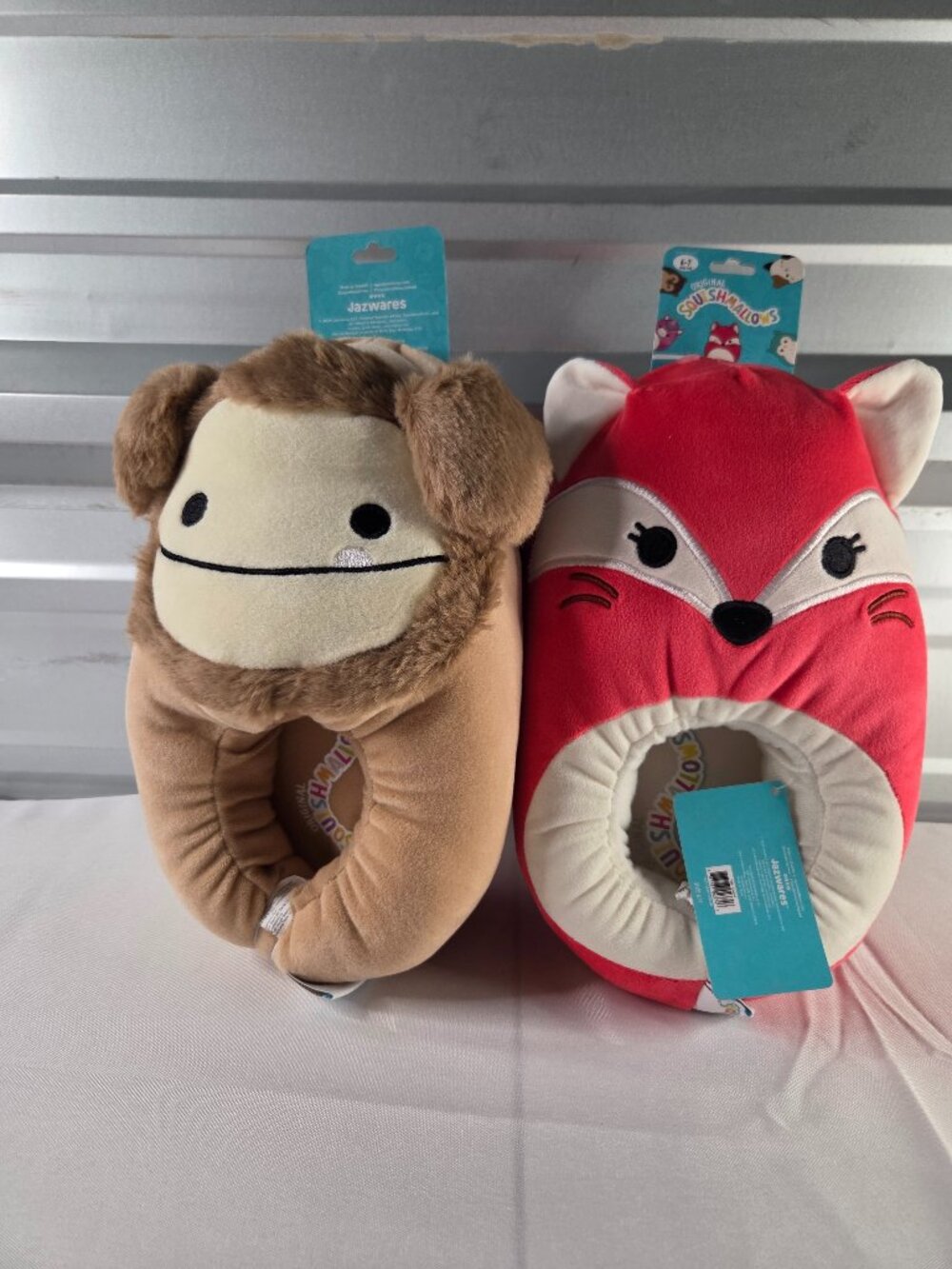 NWT Bundle Squishmallows Kids Slippers Size 6-7 Plush Character